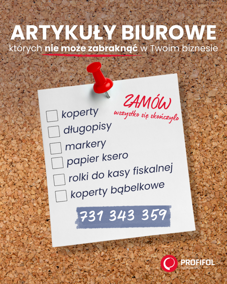 Produkty, bez których nie obejdzie się żadna firma - poznaj naszą ofertę artykułów biurowych